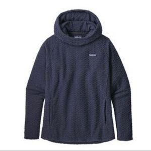 Navy Patagonia Diamond Waffle Pullover Hoodie